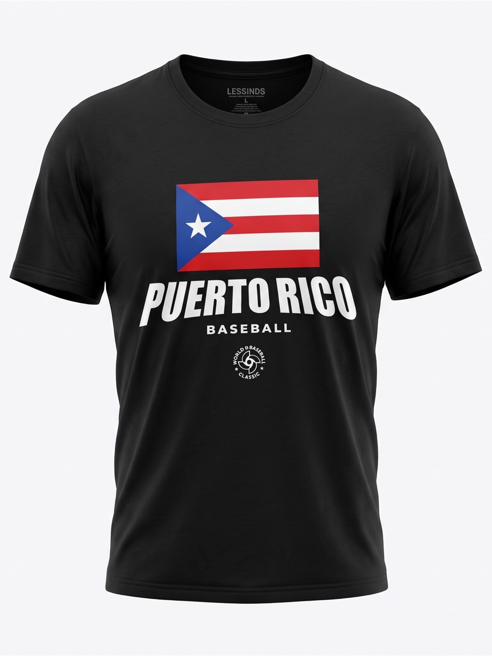 Legends Puerto Rico 2023 World Classic Baseball Black Tee